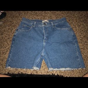 High Waisted Jean Shorts